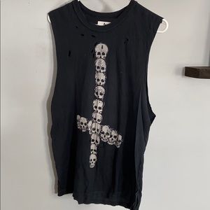 UNIF Cross Skull Muscle Tank
